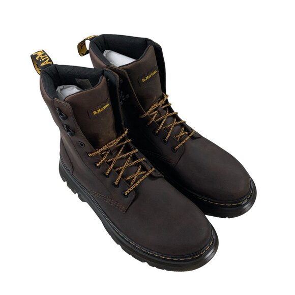 Dr Martens Tarik Crazy Horse Leather Utility Boots Mens Size 13 Dark Brown NEW - Picture 6 of 8